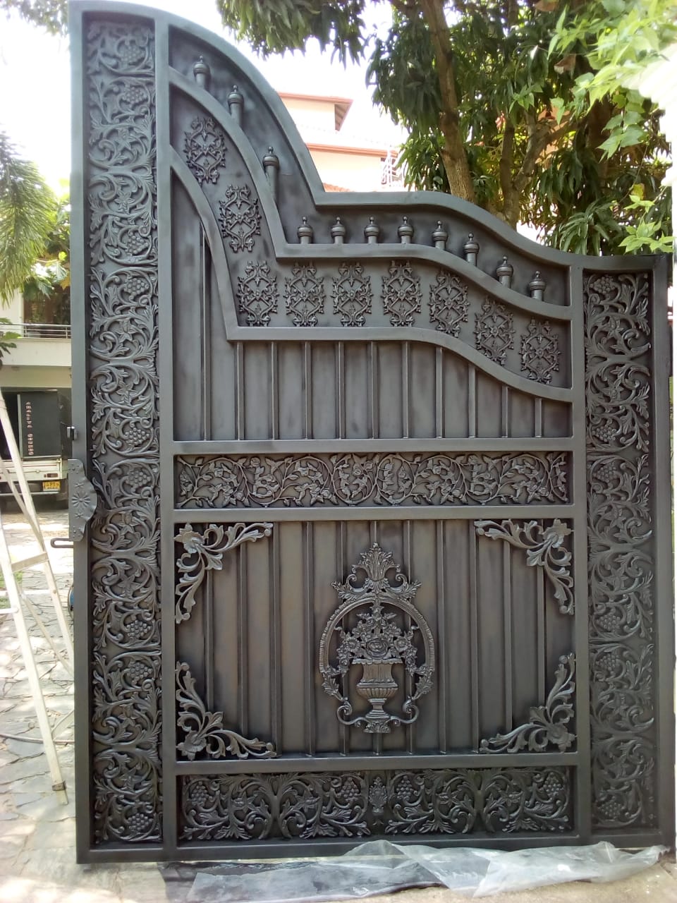 Heavy-Duty Double Swing Gate